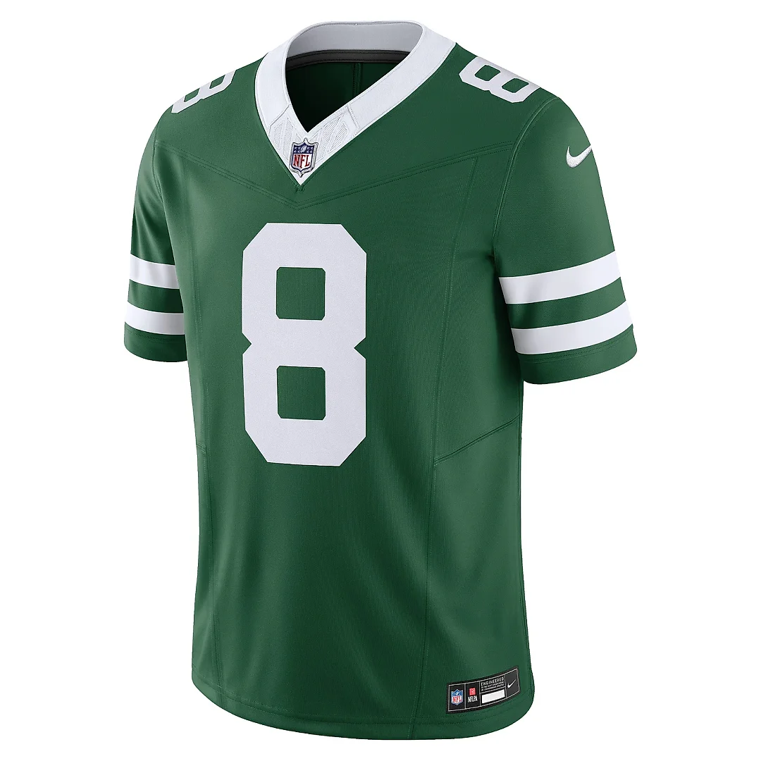 Zennovawear Men's New York Jets Aaron Rodgers Legacy Green Vapor F.U.S.E. Limited Jersey