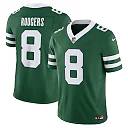 Zennovawear Men's New York Jets Aaron Rodgers Legacy Green Vapor F.U.S.E. Limited Jersey