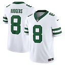 Zennovawear Men's New York Jets Aaron Rodgers Legacy White Vapor F.U.S.E. Limited Jersey