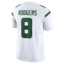 Zennovawear Men's New York Jets Aaron Rodgers Spotlight White Vapor F.U.S.E. Limited Jersey