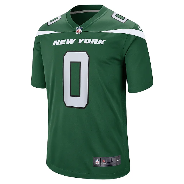 Zennovawear Men's New York Jets Adrian Amos Gotham Green Game Jersey