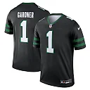 Zennovawear Men's New York Jets Ahmad Sauce Gardner Black Alternate Legend Player Performance Top