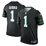 Zennovawear Men's New York Jets Ahmad Sauce Gardner Black Alternate Legend Player Performance Top