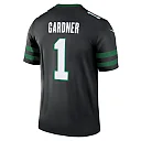 Zennovawear Men's New York Jets Ahmad Sauce Gardner Black Alternate Legend Player Performance Top
