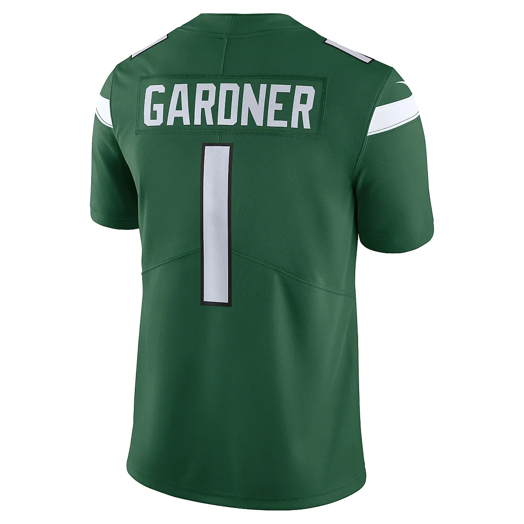 Zennovawear Men's New York Jets Ahmad Sauce Gardner Gotham Green Vapor Untouchable Limited Jersey
