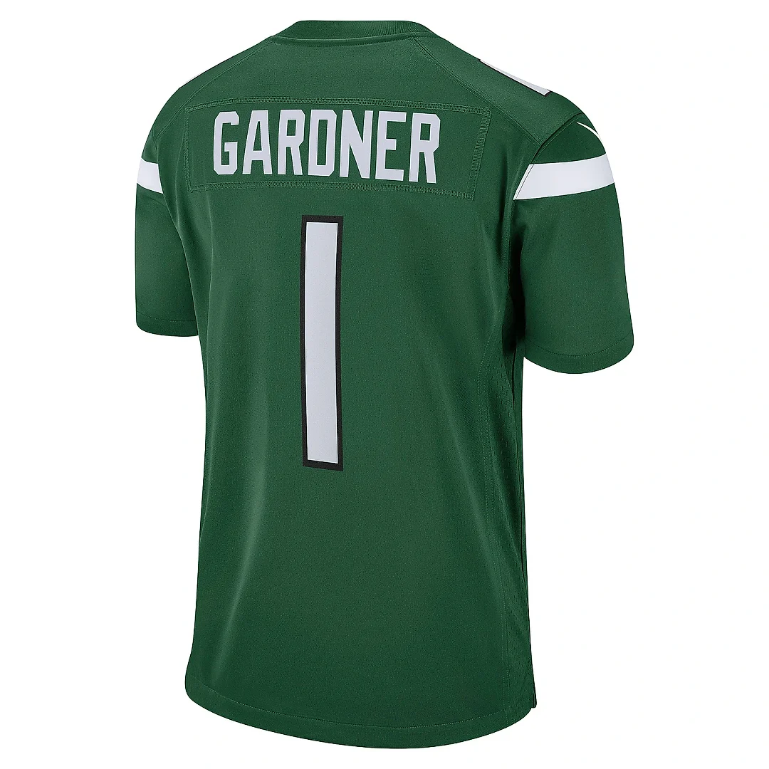 Zennovawear Men's New York Jets Ahmad Sauce Gardner Green Player Game Jersey
