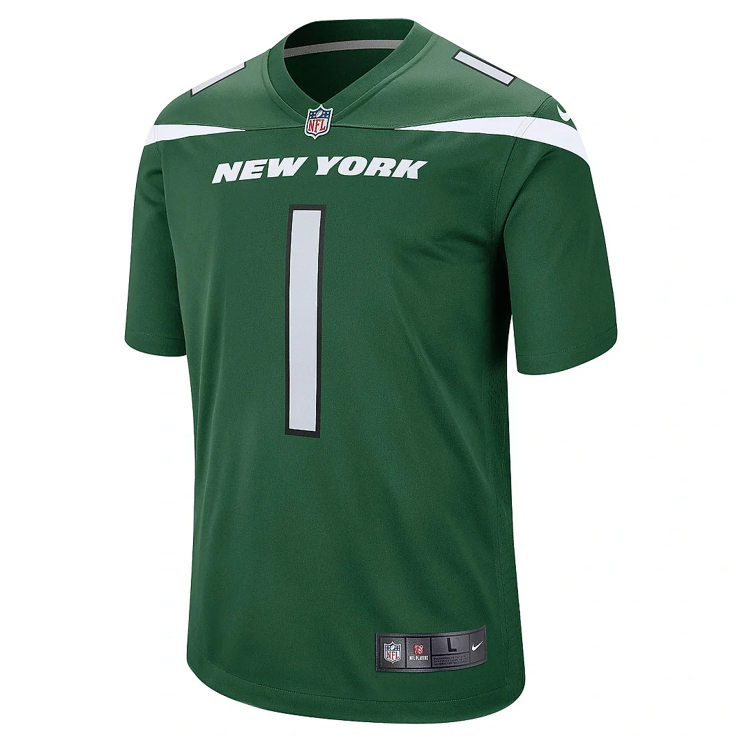 Zennovawear Men's New York Jets Ahmad Sauce Gardner Green Player Game Jersey