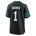 Zennovawear Men's New York Jets Ahmad Sauce Gardner Legacy Black Alternate Game Jersey
