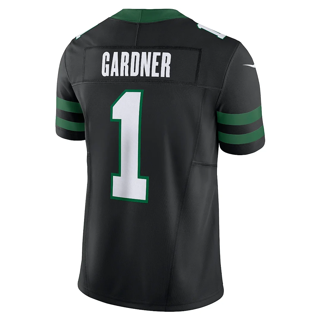 Zennovawear Men's New York Jets Ahmad Sauce Gardner Legacy Black Alternate Vapor F.U.S.E. Limited Jersey