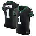 Zennovawear Men's New York Jets Ahmad Sauce Gardner Legacy Black Alternate Vapor F.U.S.E. Elite Jersey