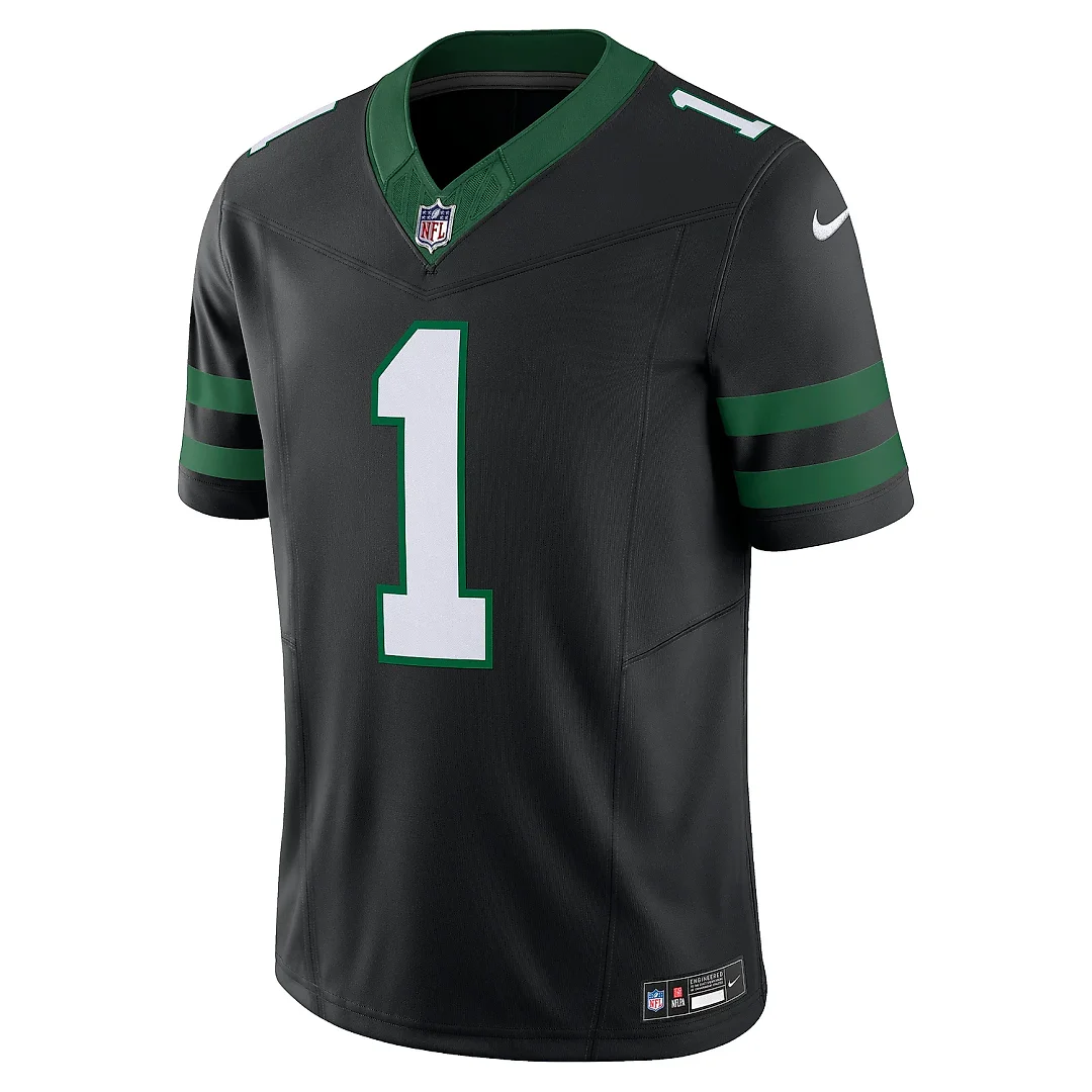 Zennovawear Men's New York Jets Ahmad Sauce Gardner Legacy Black Alternate Vapor F.U.S.E. Limited Jersey