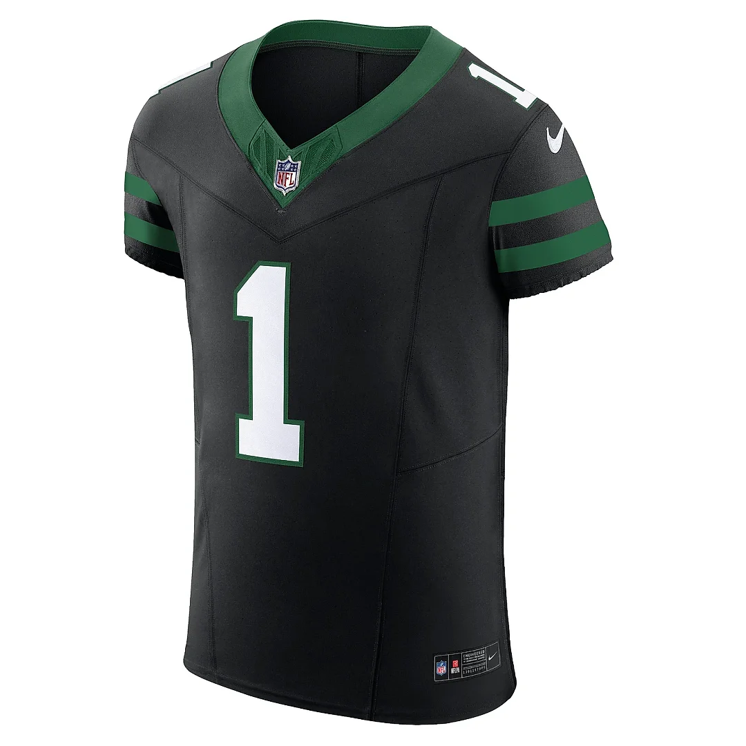 Zennovawear Men's New York Jets Ahmad Sauce Gardner Legacy Black Alternate Vapor F.U.S.E. Elite Jersey