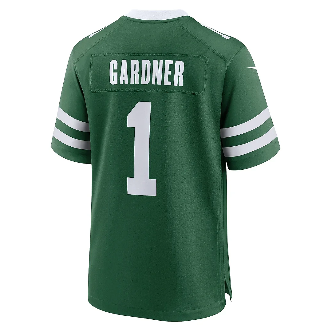 Zennovawear Men's New York Jets Ahmad Sauce Gardner Legacy Green Game Jersey