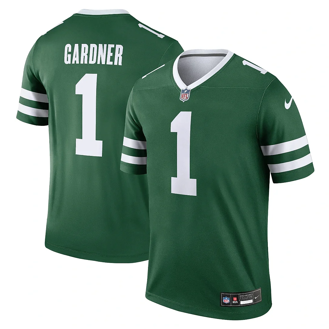 Zennovawear Men's New York Jets Ahmad Sauce Gardner Legacy Green Legend Player Performance Top