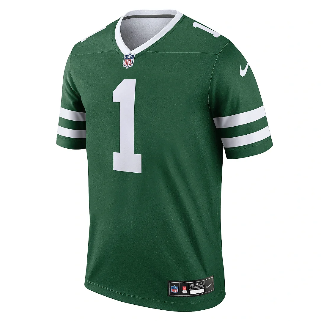 Zennovawear Men's New York Jets Ahmad Sauce Gardner Legacy Green Legend Player Performance Top
