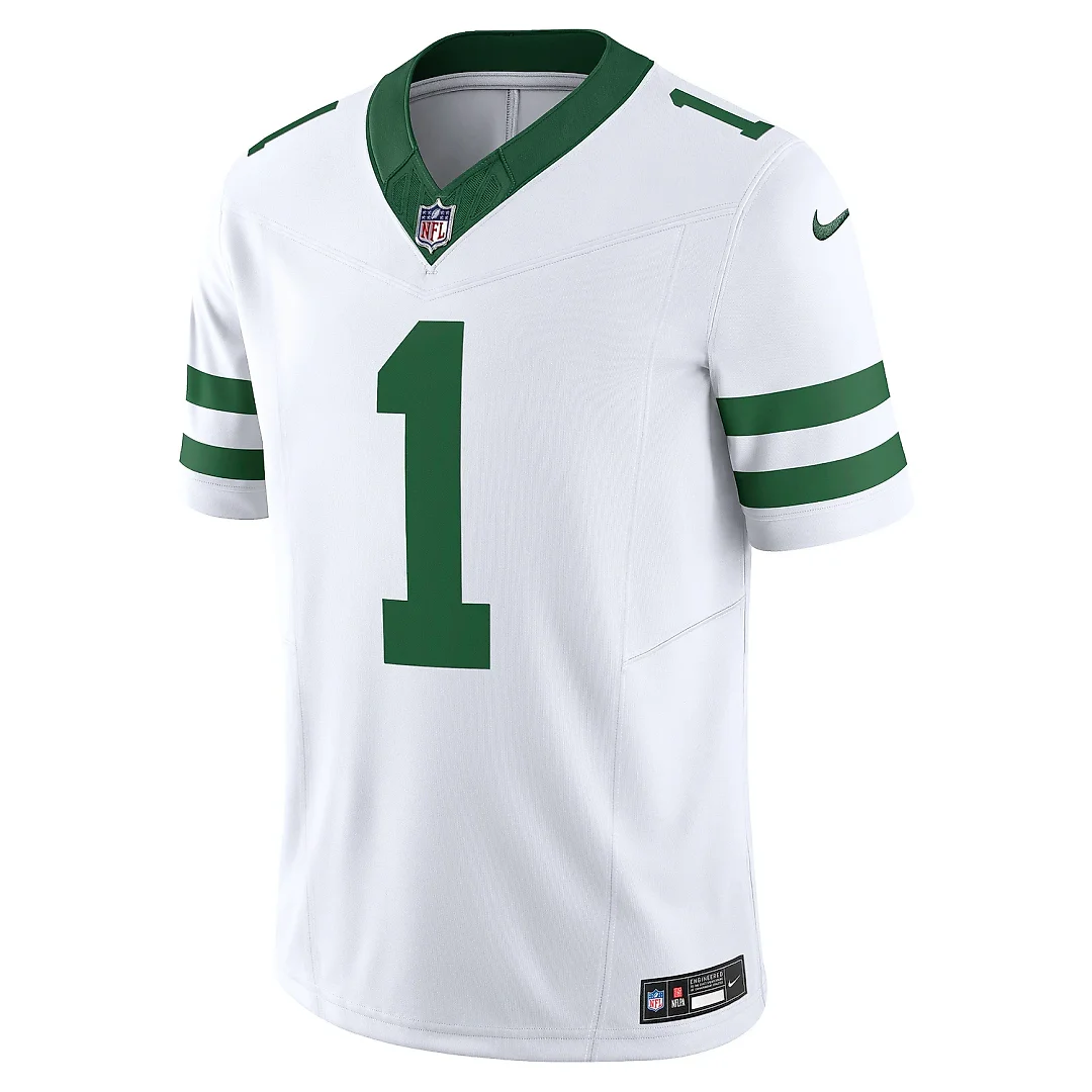 Zennovawear Men's New York Jets Ahmad Sauce Gardner Legacy White Vapor F.U.S.E. Limited Jersey