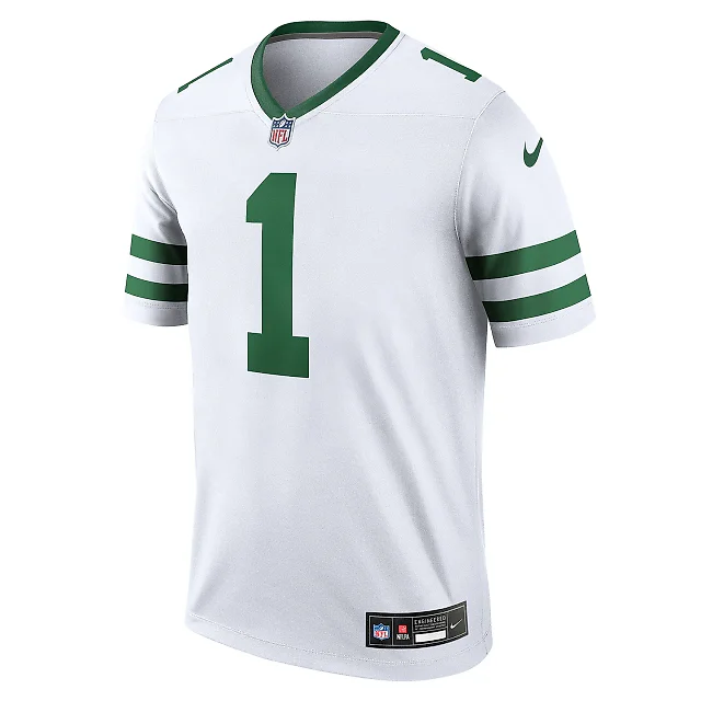 Zennovawear Men's New York Jets Ahmad Sauce Gardner Legacy White Legend Player Performance Top
