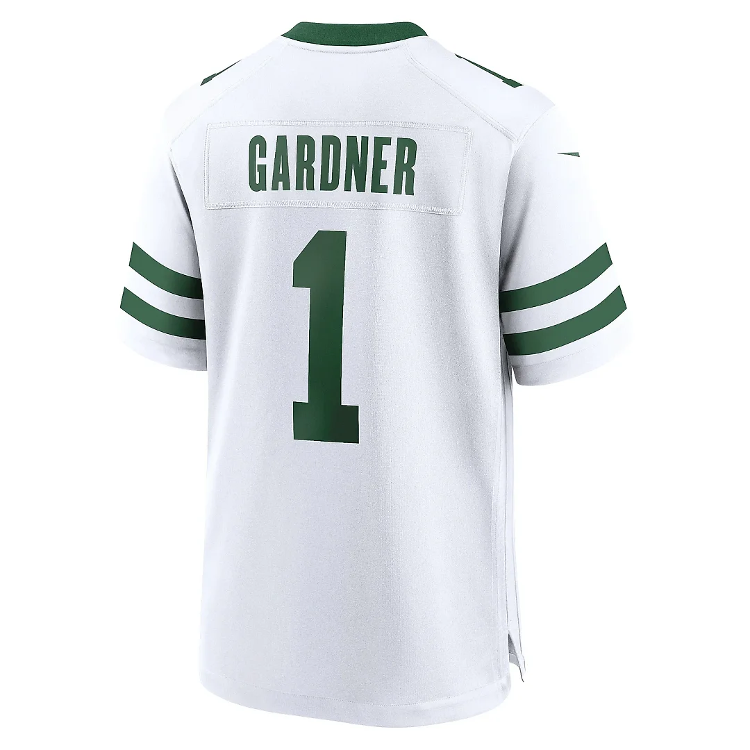 Zennovawear Men's New York Jets Ahmad Sauce Gardner Legacy White Game Jersey