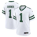 Zennovawear Men's New York Jets Ahmad Sauce Gardner Legacy White Game Jersey