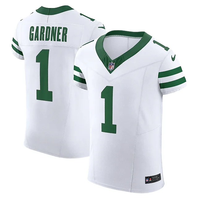 Zennovawear Men's New York Jets Ahmad Sauce Gardner White Alternate Vapor F.U.S.E. Elite Jersey