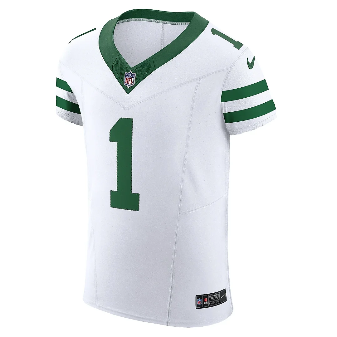 Zennovawear Men's New York Jets Ahmad Sauce Gardner White Alternate Vapor F.U.S.E. Elite Jersey