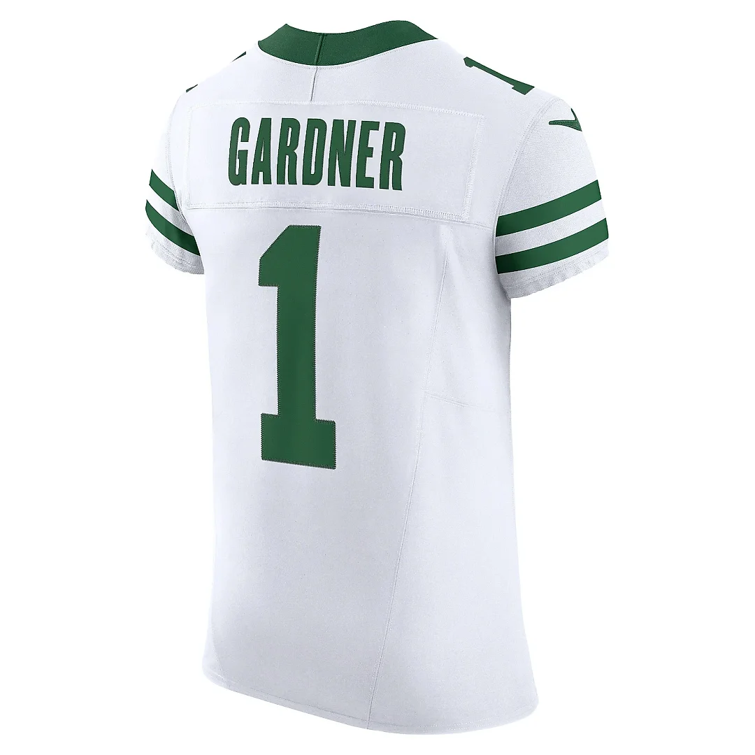 Zennovawear Men's New York Jets Ahmad Sauce Gardner White Alternate Vapor F.U.S.E. Elite Jersey