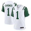 Zennovawear Men's New York Jets Ahmad Sauce Gardner White Classic Alternate Game Jersey