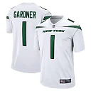 Zennovawear Men's New York Jets Ahmad Sauce Gardner White Player Game Jersey
