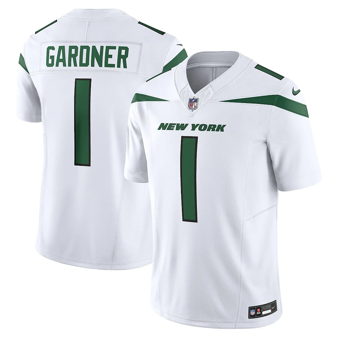 Zennovawear Men's New York Jets Ahmad Sauce Gardner White Vapor F.U.S.E. Limited Jersey