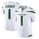 Zennovawear Men's New York Jets Ahmad Sauce Gardner White Vapor F.U.S.E. Limited Jersey