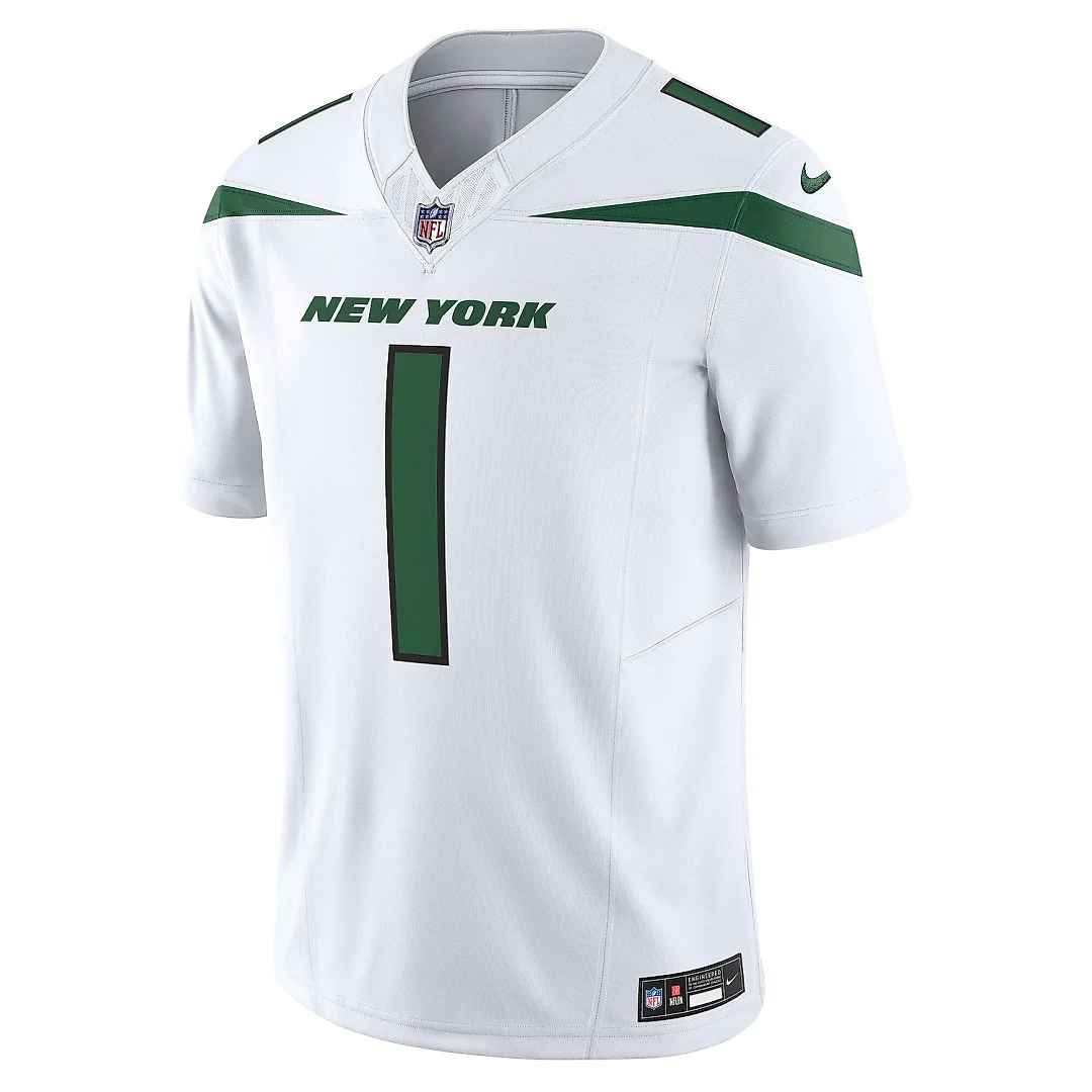 Zennovawear Men's New York Jets Ahmad Sauce Gardner White Vapor F.U.S.E. Limited Jersey