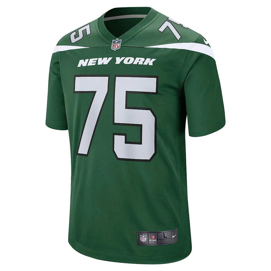 Zennovawear Men's New York Jets Alijah Vera-Tucker Gotham Green Game Player Jersey