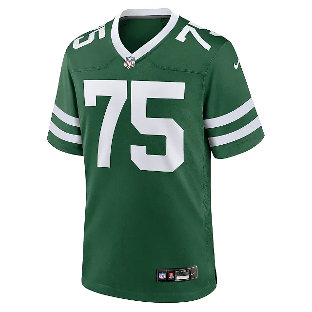 Zennovawear Men's New York Jets Alijah Vera-Tucker Legacy Green Team Game Jersey