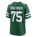 Zennovawear Men's New York Jets Alijah Vera-Tucker Legacy Green Team Game Jersey