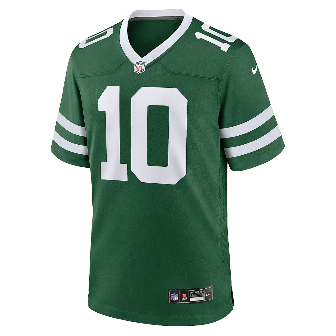 Zennovawear Men's New York Jets Allen Lazard Legacy Green Team Game Jersey