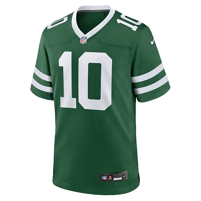 Zennovawear Men's New York Jets Allen Lazard Legacy Green Team Game Jersey