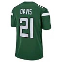 Zennovawear Men's New York Jets Ashtyn Davis Gotham Green Game Player Jersey