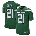 Zennovawear Men's New York Jets Ashtyn Davis Gotham Green Game Player Jersey