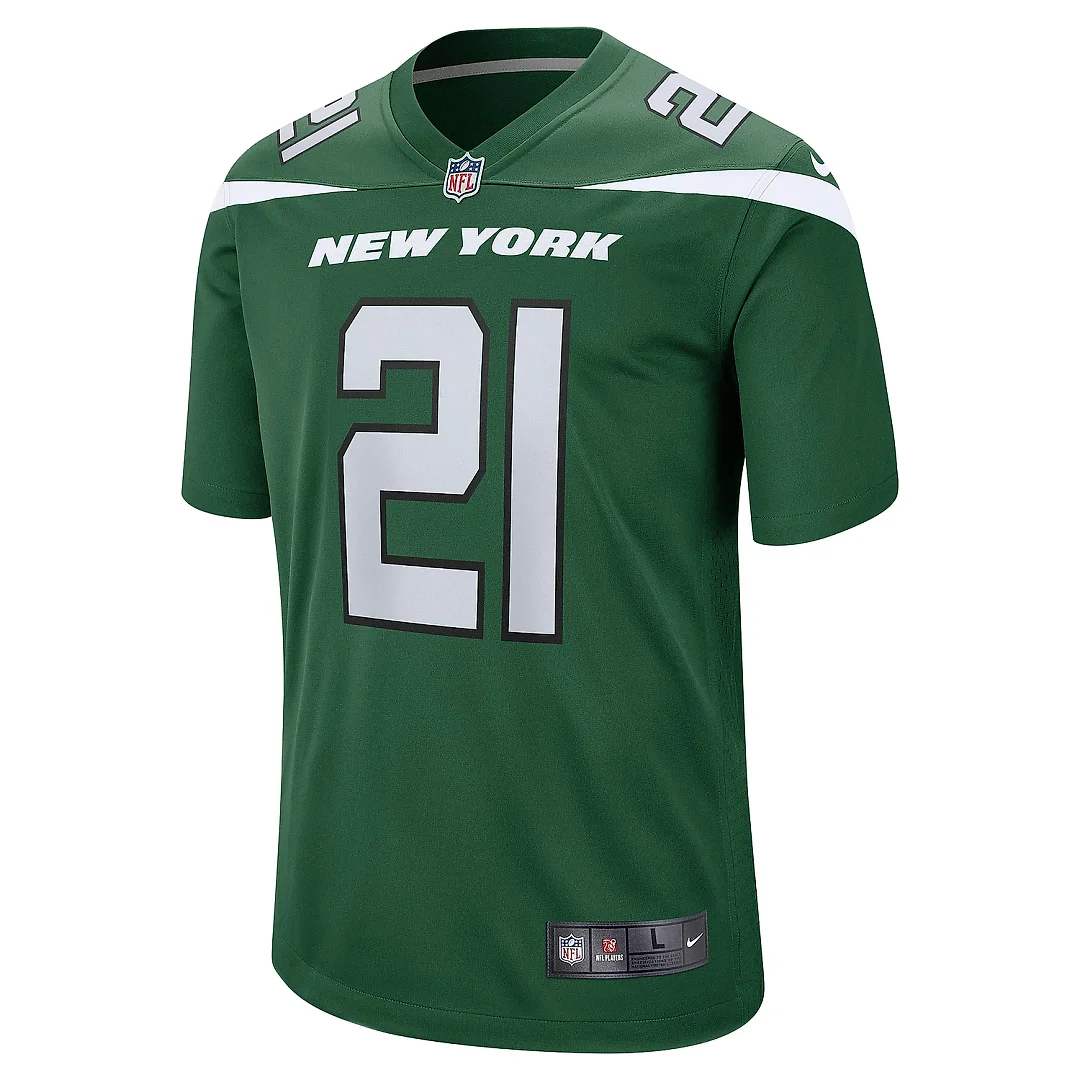 Zennovawear Men's New York Jets Ashtyn Davis Gotham Green Game Player Jersey