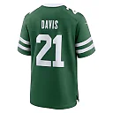 Zennovawear Men's New York Jets Ashtyn Davis Legacy Green Team Game Jersey