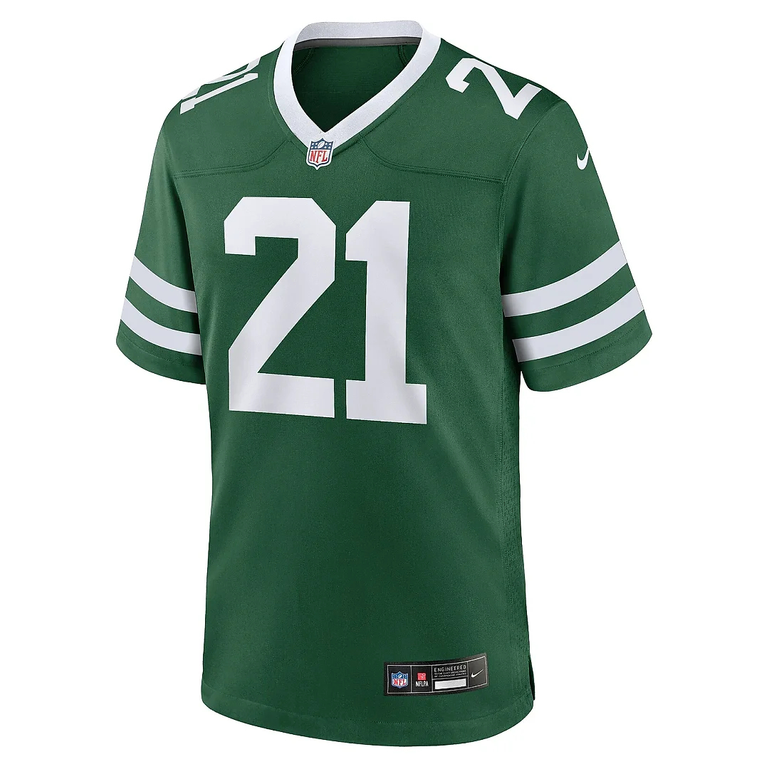 Zennovawear Men's New York Jets Ashtyn Davis Legacy Green Team Game Jersey