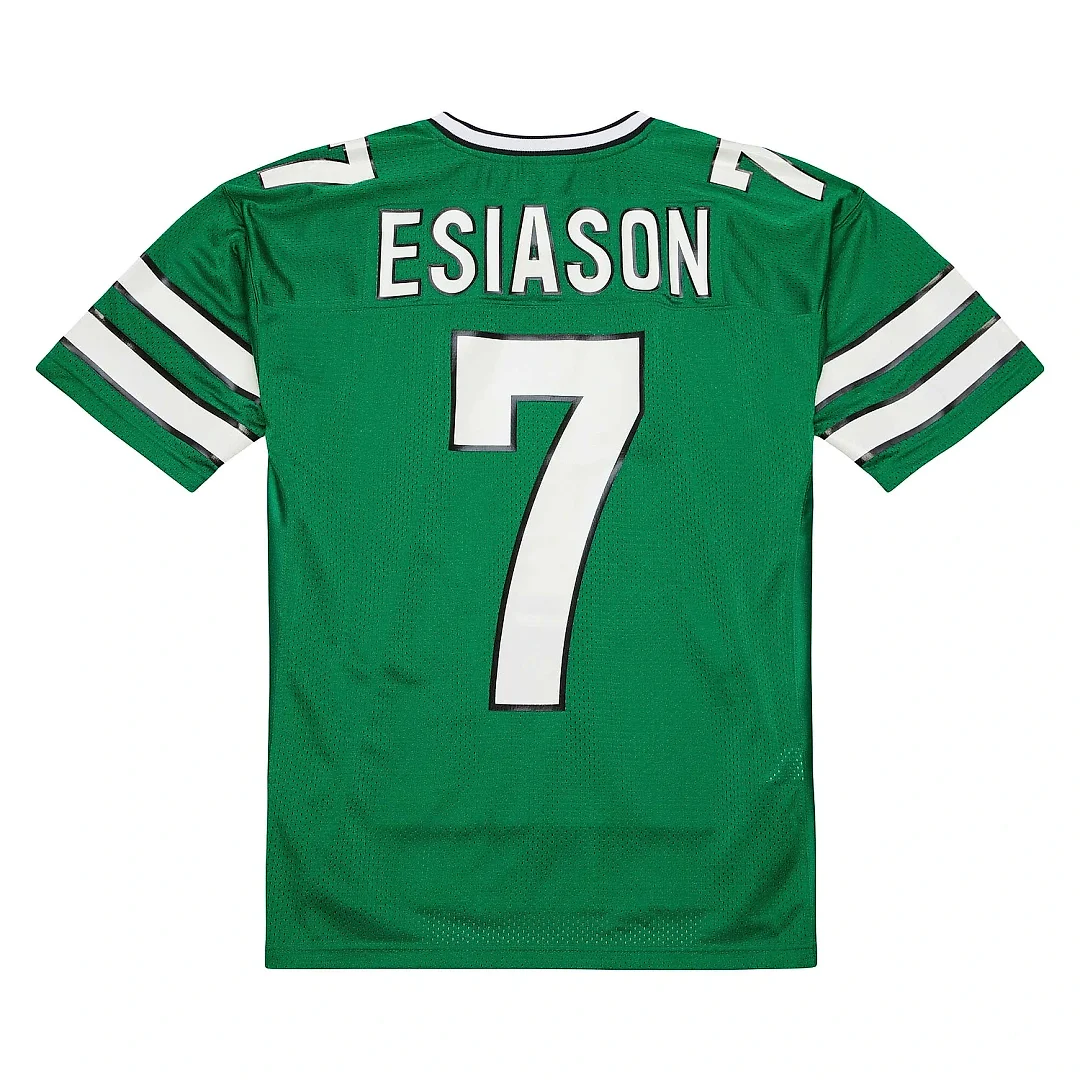 Zennovawear Men's New York Jets Boomer Esiason Mitchell & Ness Kelly Green 1993 Throwback Retired Player Pocket Jersey