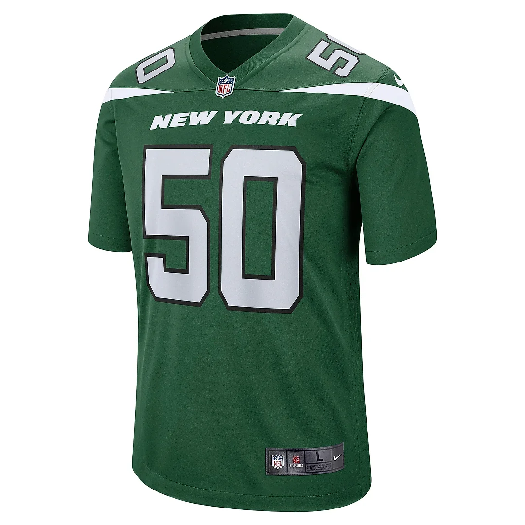 Zennovawear Men's New York Jets Bradlee Anae Gotham Green Game Player Jersey