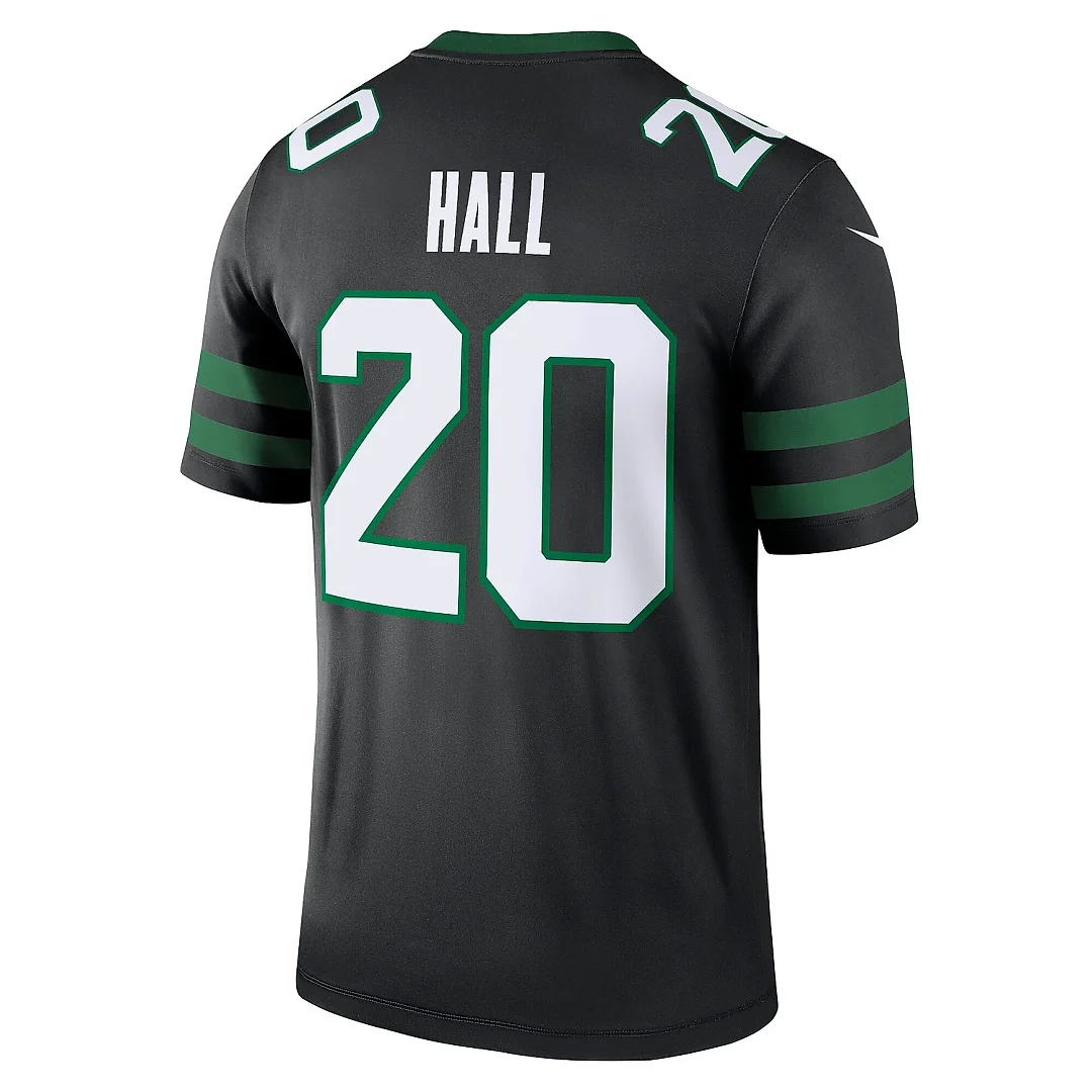 Zennovawear Men's New York Jets Breece Hall Black Alternate Legend Player Performance Top