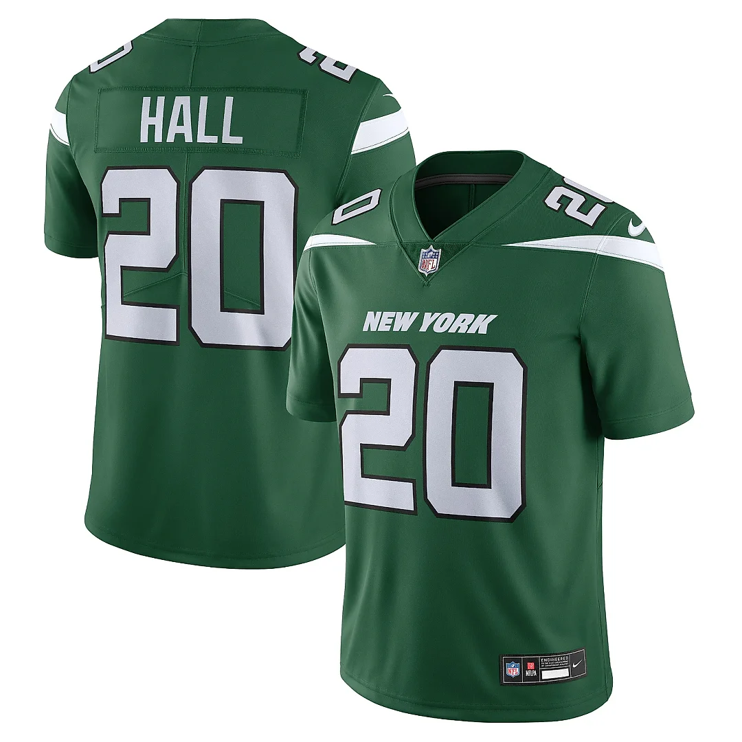 Zennovawear Men's New York Jets Breece Hall Gotham Green Vapor Untouchable Limited Jersey