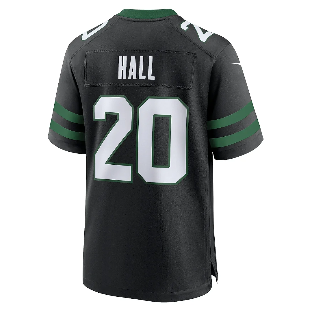 Zennovawear Men's New York Jets Breece Hall Legacy Black Alternate Game Jersey