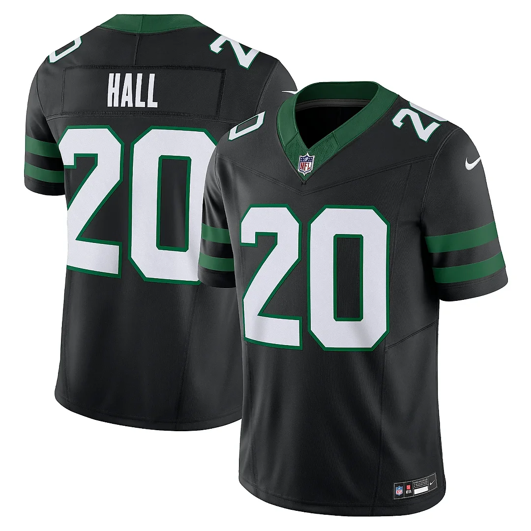 Zennovawear Men's New York Jets Breece Hall Legacy Black Alternate Vapor F.U.S.E. Limited Jersey