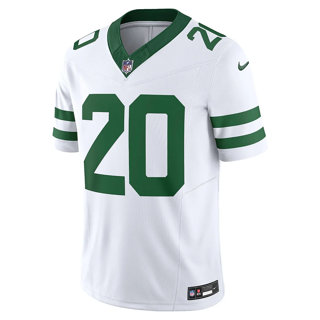 Zennovawear Men's New York Jets Breece Hall Legacy White Vapor F.U.S.E. Limited Jersey