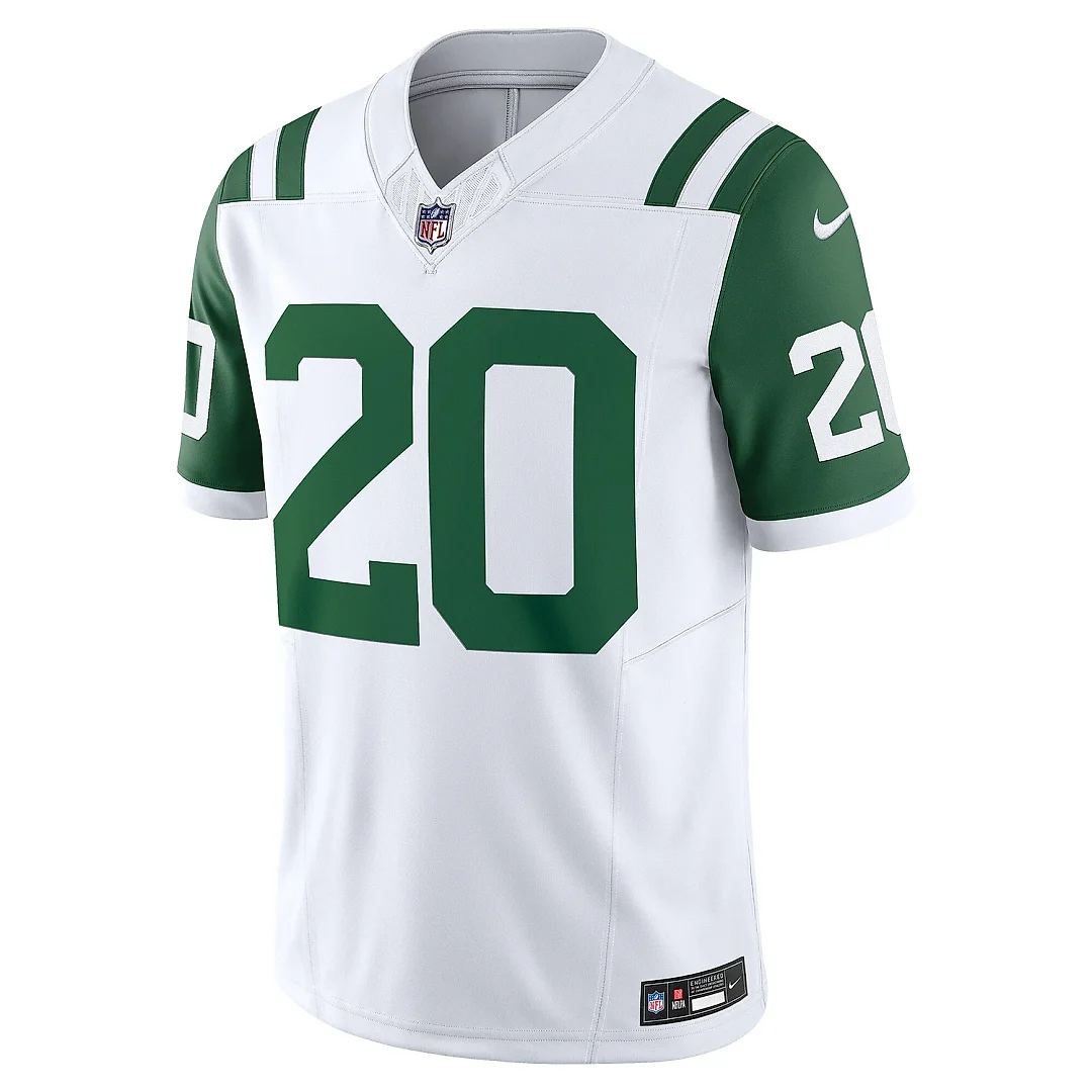 Zennovawear Men's New York Jets Breece Hall White Classic Alternate Vapor F.U.S.E. Limited Jersey
