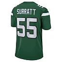 Zennovawear Men's New York Jets Chazz Surratt Gotham Green Game Player Jersey
